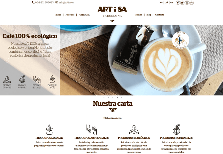 diseño web artisa